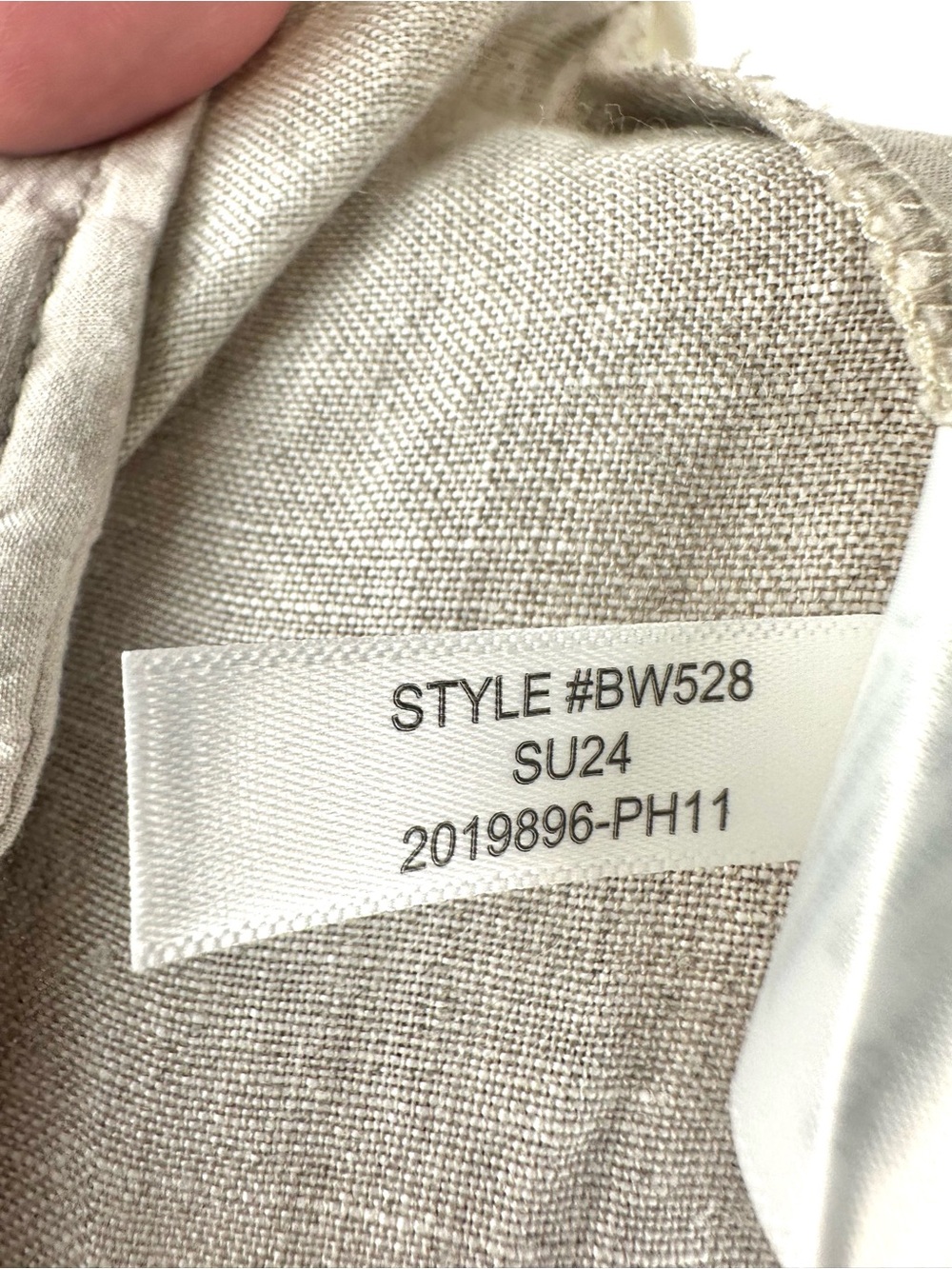 J Crew Linen Essential Wide Leg Pant Trouser Office Neutral Office Career - Picture 8 of 12